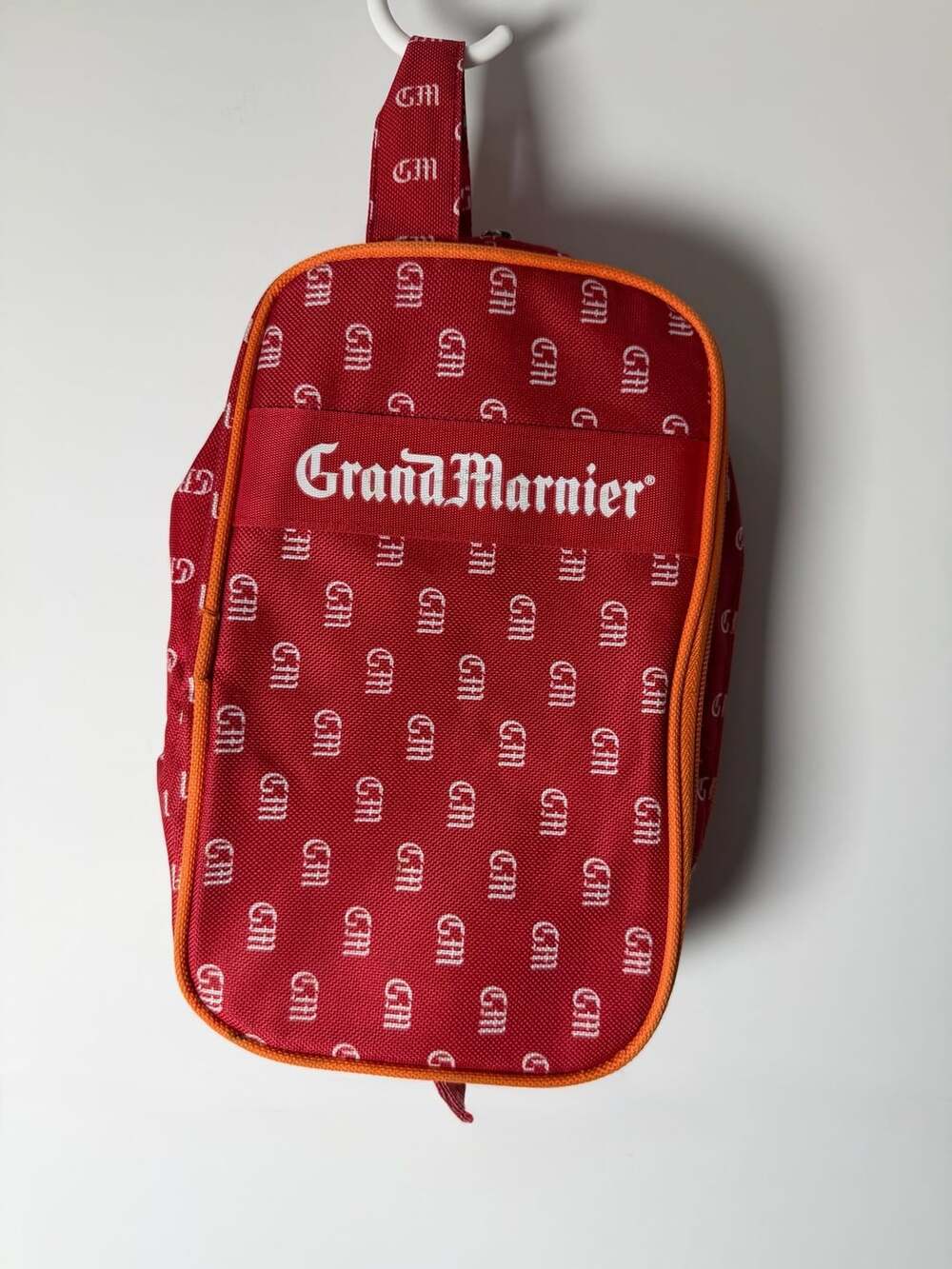 Grand Marnier Mini Multi-Compartment Bag Red Orange Promotional Pouch